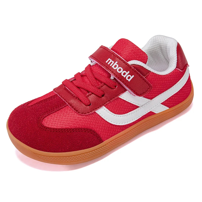 Children's Breathable Mesh Sneakers, Wide Last Zero Restraint Shoes for Natural Barefoot Feeling, Healthy Foot Development