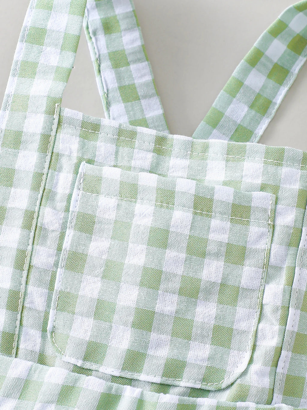 Baby Plaid Suspender Shorts and Sun Hat Set, Breathable and Cute for Outdoor Play in Summer, Comfortable and Stylish